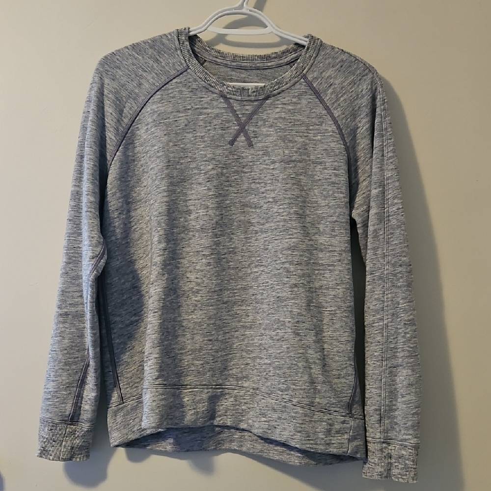 Heathered Gray Long Sleeve Sweatshirt